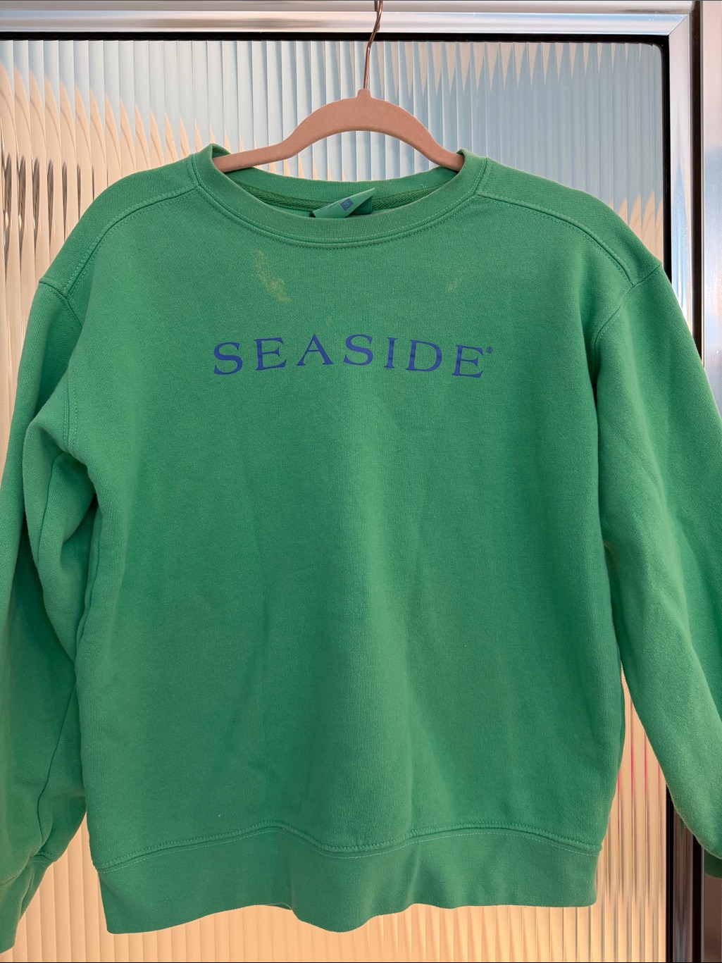 Seaside Men's Green Crewneck Sweatshirt